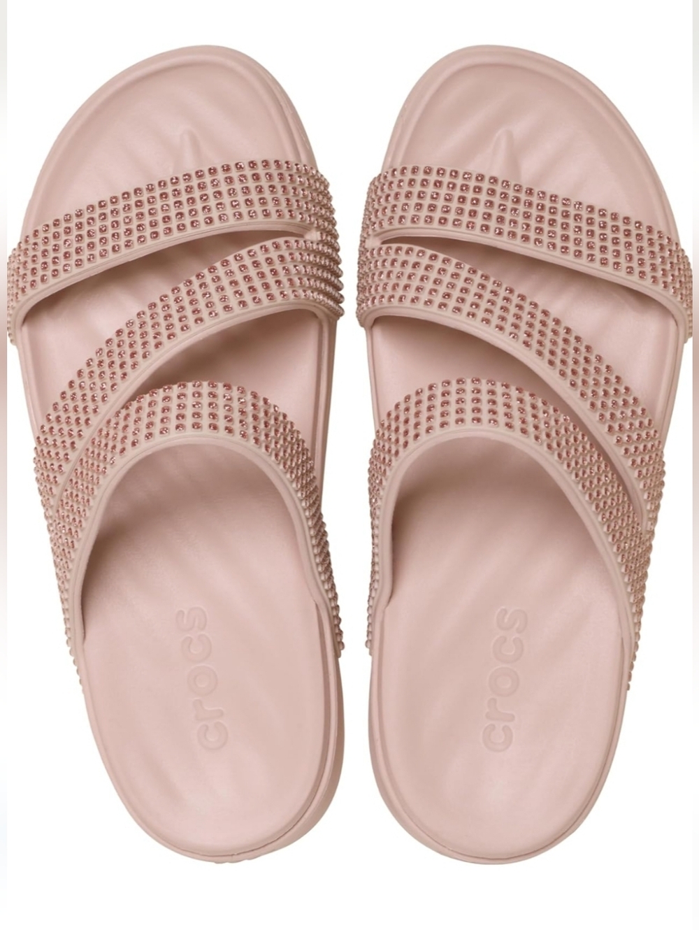 Crocs Women's Blush Pink Getaway Strappy Sandals - Picture 3 of 7